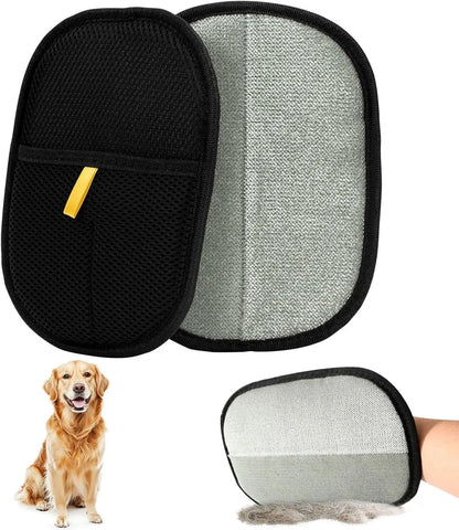Gant Retrait de Poils Double Face pour Chats et Chiens - Soins et Nettoyage | PawHope