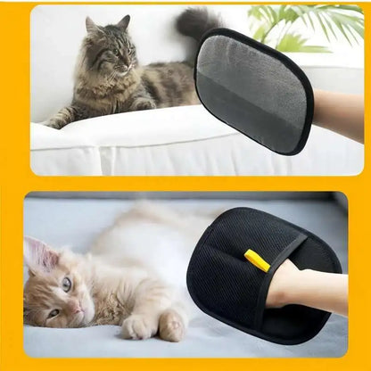 Gant Retrait de Poils Double Face pour Chats et Chiens - Soins et Nettoyage | PawHope